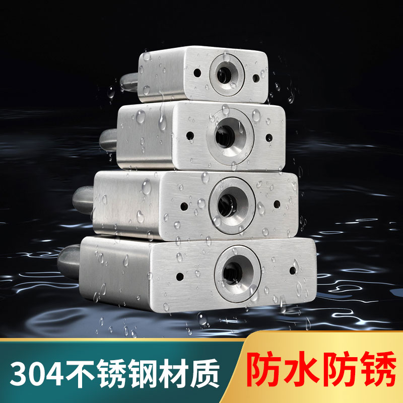 304不锈钢挂锁防水防锈防盗锁头家用仓库大门锁户外通开防雨锁具