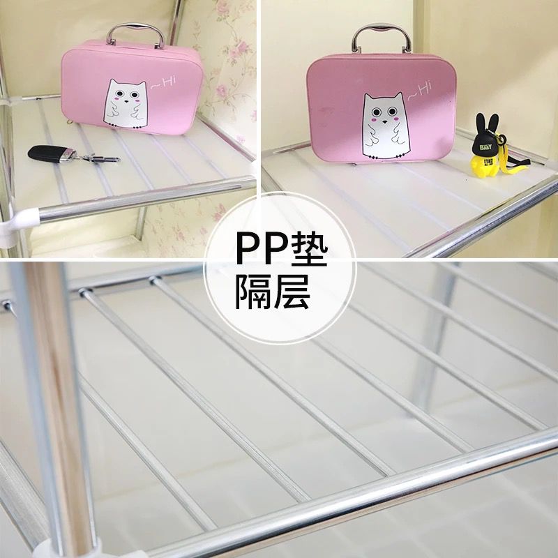 简易衣柜家用卧室经济型组装布衣柜出租房结实耐用全钢架收纳衣橱