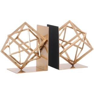 新中式书挡书立架创意书房摆件轻奢风书靠夹书器家居样板房装饰品