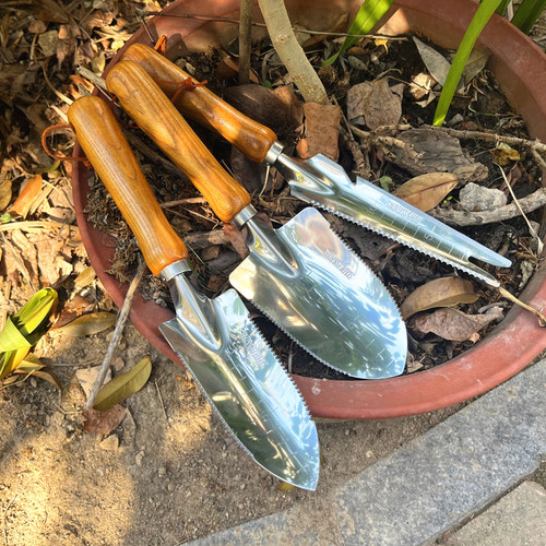 园艺工具不锈钢小铲子家用套装种花种菜盆栽铲土松土除草户外赶海