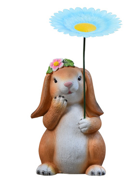 兔子摆件创意可爱花园装饰造景园艺杂货布置庭院阳台摆设饰品
