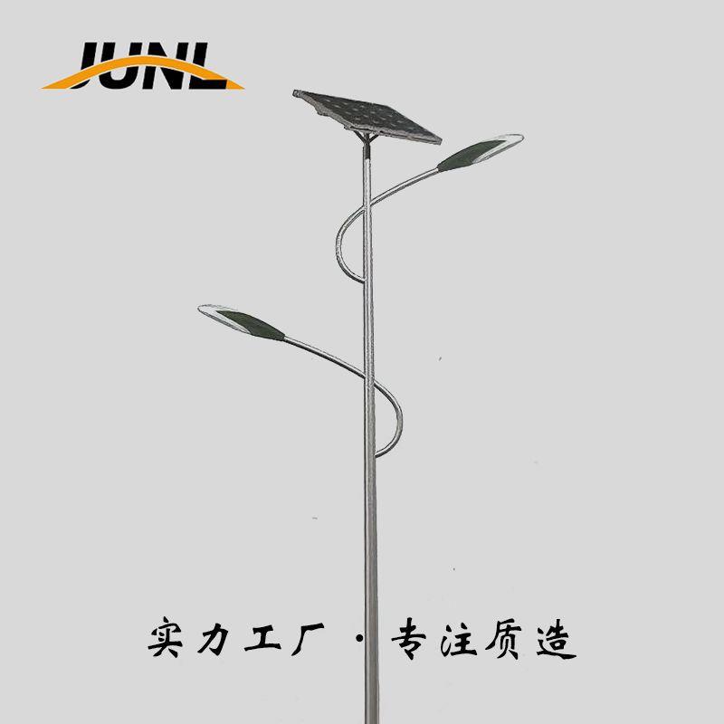太阳能路灯厂家双臂高低臂路灯新能源户外照明灯8米10米太阳能灯