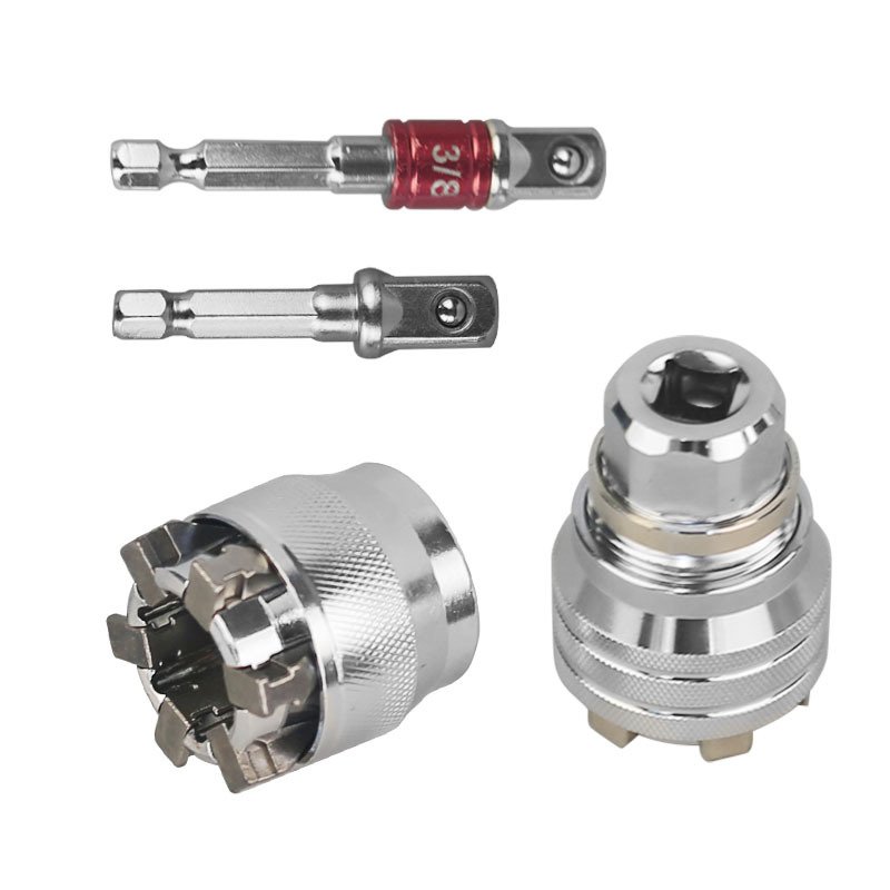 可调节式魔术板手套筒 魔术板手10mm-19mm 多种功能套筒扳手