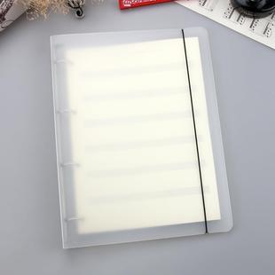 A4透明活页磨砂乐谱本五线 线谱六线 线谱四线 线谱钢琴吉他尤克