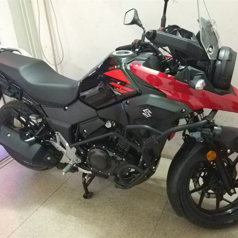 铃DL250保险杠护杠全包围杠不锈钢DL250前保险杠边箱护杠大灯护网