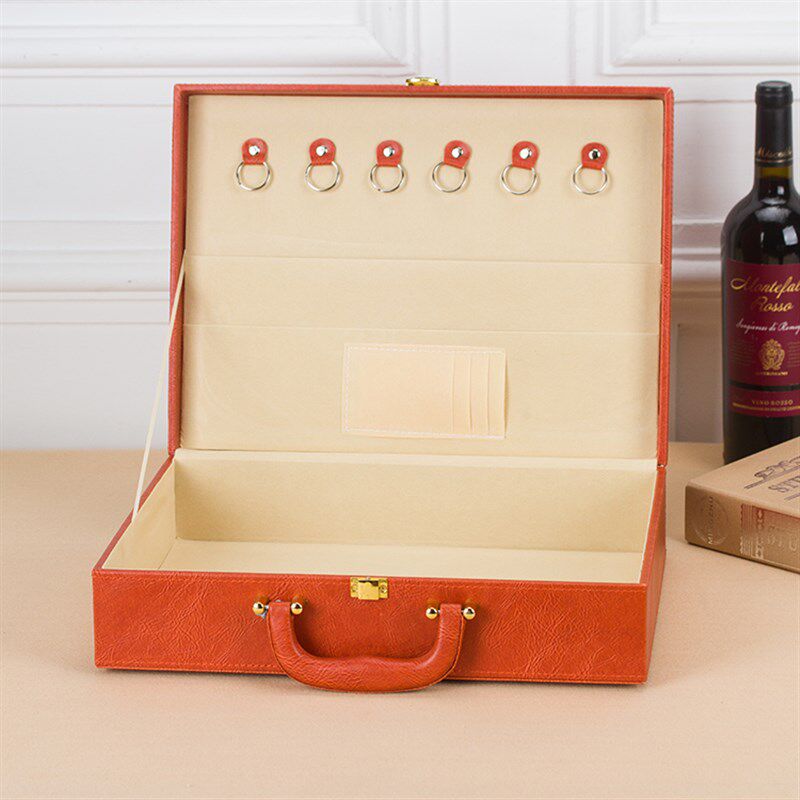 交房箱交房包 房地产  礼品盒钥匙手提箱高档皮质交房盒定制Logo