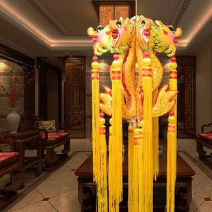 40厘米大号龙形刺绣装饰挂件龙灯宫灯香包荷包中国风特色礼品客厅