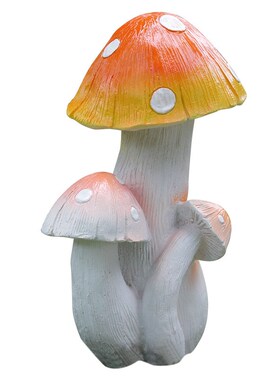 户外别墅花园仿真蘑菇摆件庭院幼儿园雕塑公园草坪园林景观装饰品