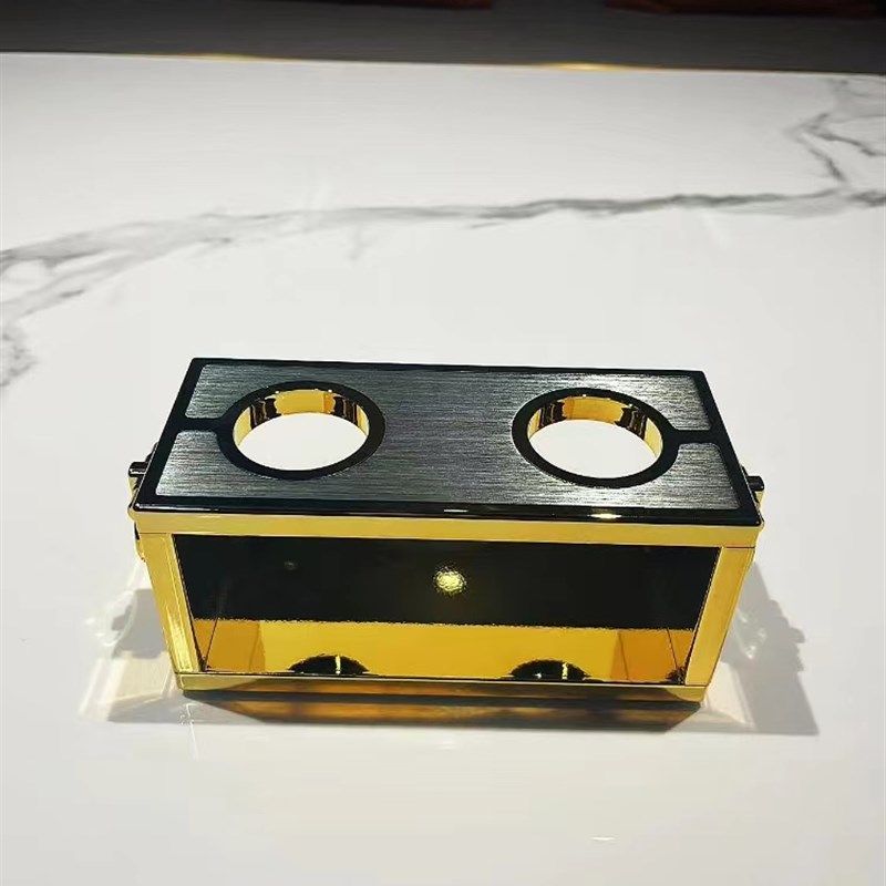 KTV新款拉丝高端定制纸巾盒商务会所轻奢果盘架菸灰缸话筒架小吃,家居饰品,桌面摆件,淘宝优惠券,粉丝福利购,淘宝优惠卷