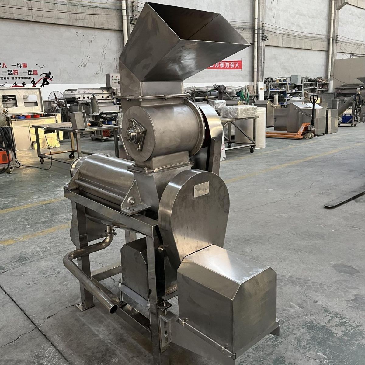 螺杆榨汁机油甘柚子果蔬商用螺旋榨汁设备源头厂家