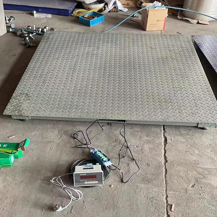 上海耀华XK3190-C8+开关量控制地磅3T罐装料称重加厚地磅1.5*1.5m