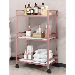 采购产品美容院高端推车，高端美甲艺术和刺绣，美发沙龙工具推车