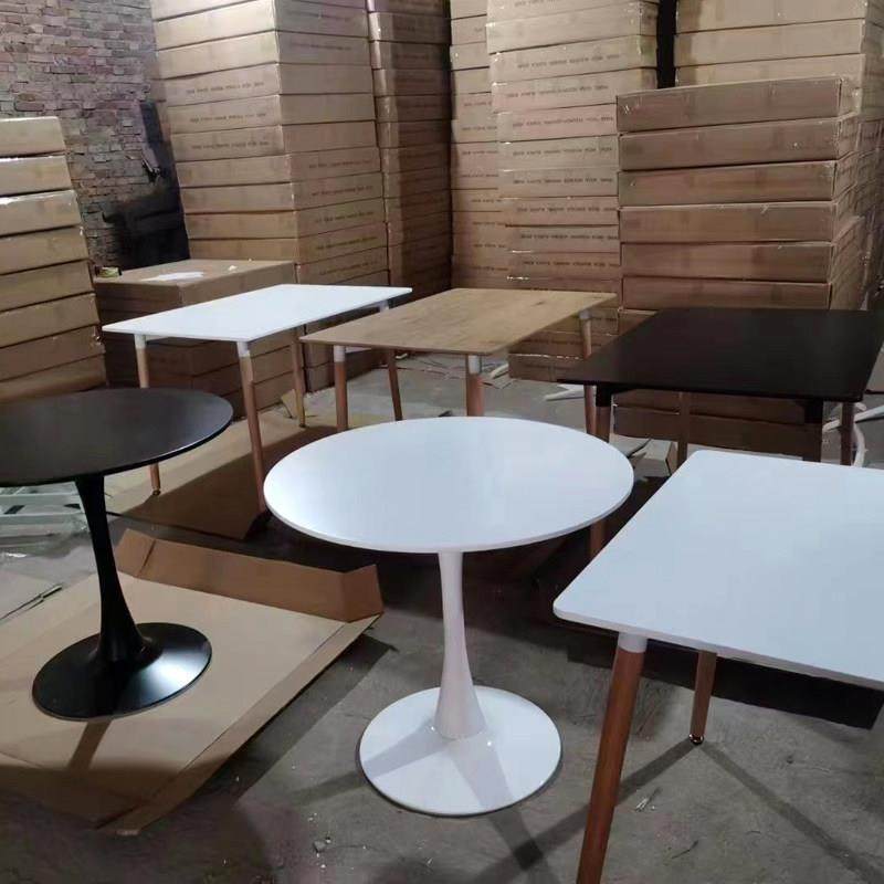 北欧办公室接待洽谈小圆桌伊姆斯奶茶店蛋糕店烤漆白方桌长方餐桌,住宅家具,板木餐桌,淘宝优惠券,粉丝福利购,淘宝优惠卷