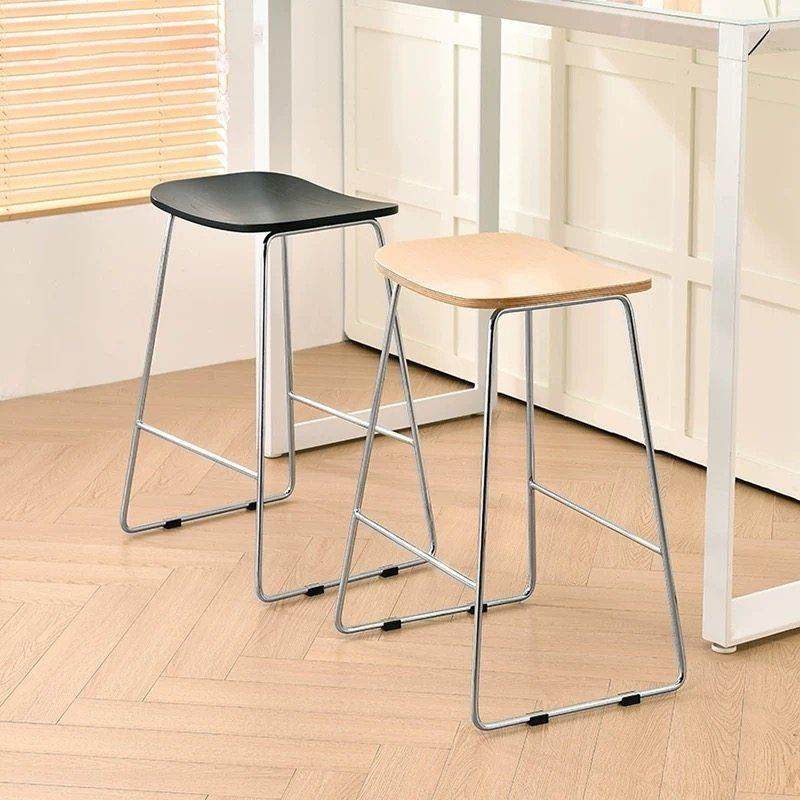 北欧简约吧椅中古原木吧凳铁艺商用咖啡厅高椅侘寂风岛台椅吧台椅,住宅家具,家用高脚椅,淘宝优惠券,粉丝福利购,淘宝优惠卷