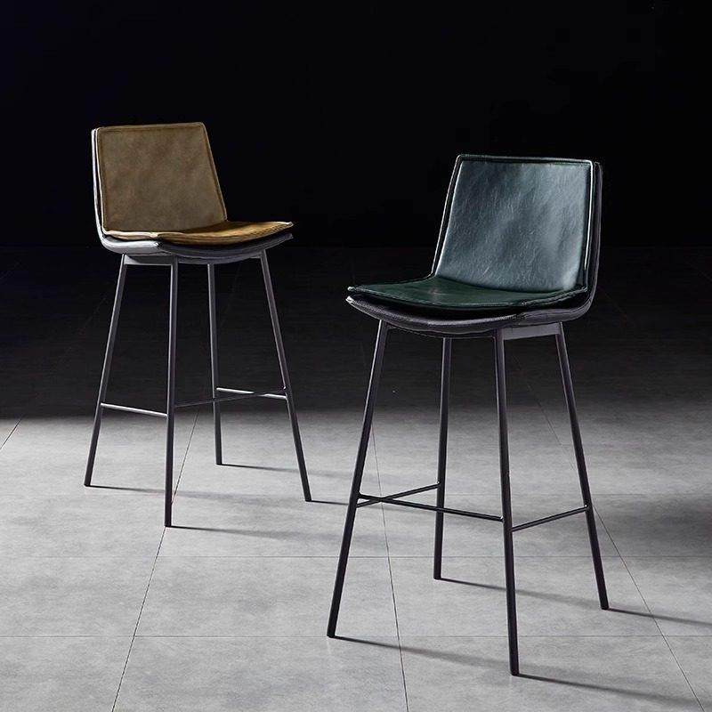 吧台椅轻奢家用工业风设计师高脚凳铁艺酒吧靠背岛台复古高椅,住宅家具,家用高脚椅,淘宝优惠券,粉丝福利购,淘宝优惠卷