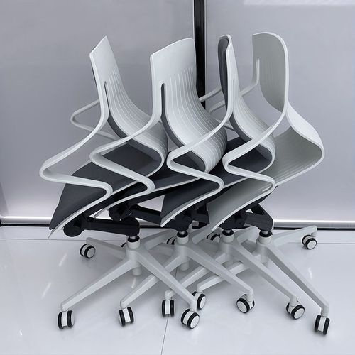 多功能创意办公椅倾仰回弹可堆叠电脑椅家用升降带滑轮会议培训椅