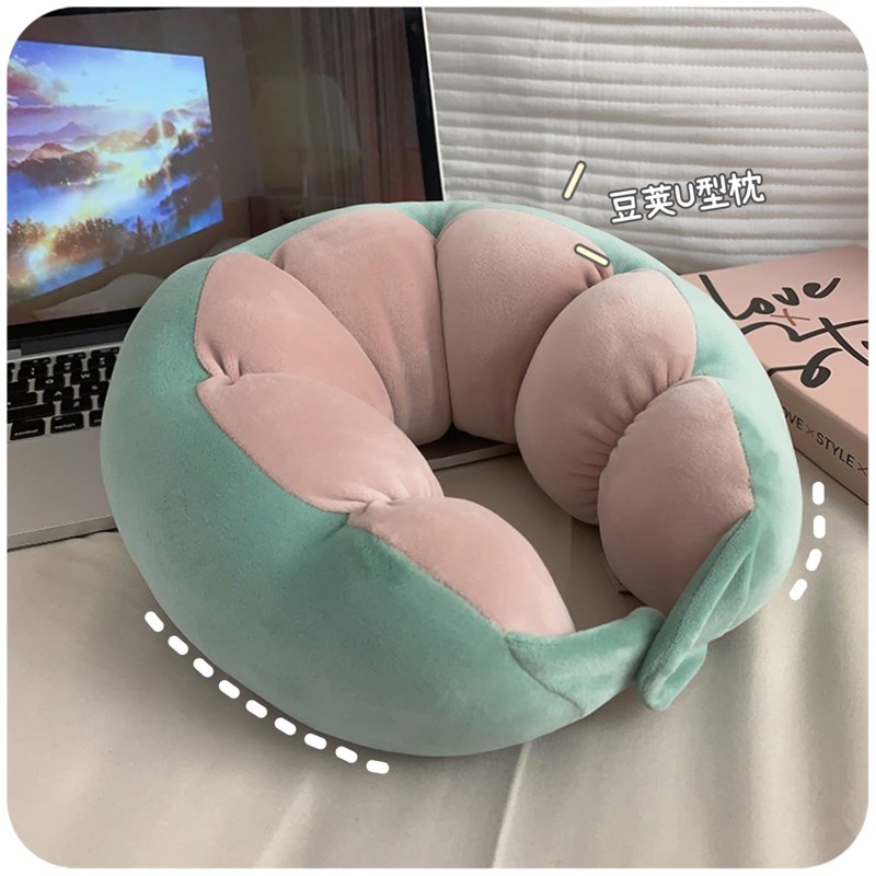 u型形枕头护颈枕专用坐车飞机旅行可携式旅行枕头办公室脖子午睡