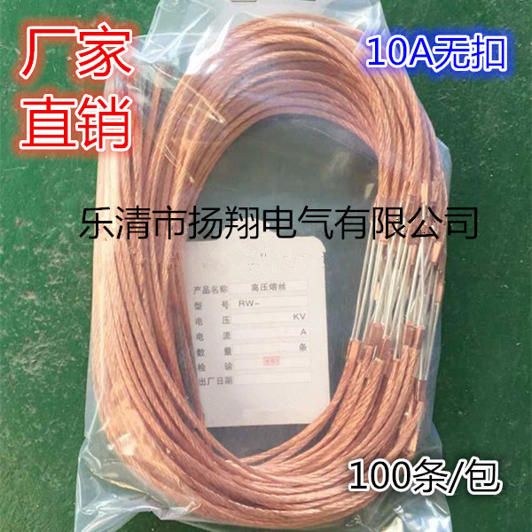 10A熔丝不带扣保险丝10KV户外RW跌落式熔断器专用高压熔丝无扣