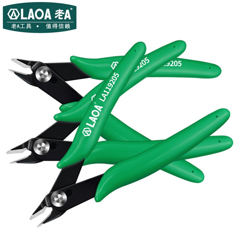 老A台湾原产电子剪斜嘴钳SK5偏口钳子剪电工电子钳5寸水口钳