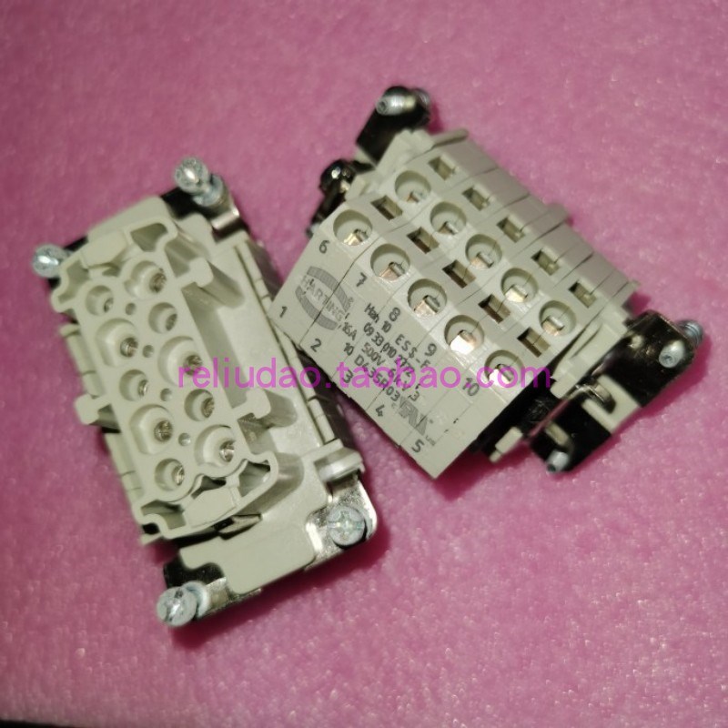 HARTING连接器09330102772母芯双排弹片式HAN-10ESS-F德国16A浩亭