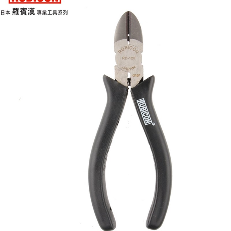 日本罗宾汉Rubicon RD-125电工斜咀钳 斜口钳 斜嘴钳电子剪钳
