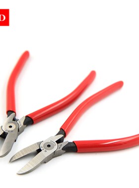 台湾快工266/266A平面刀口超薄加长塑胶水口斜口钳7寸电工斜嘴钳