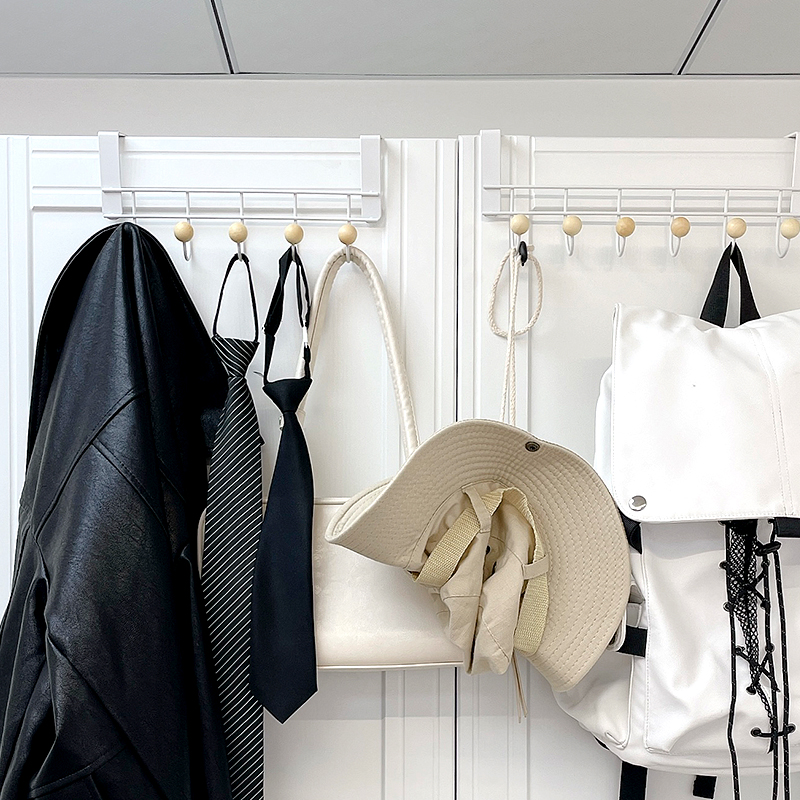 衣服挂钩家用卧室衣柜床边柜子侧面衣钩置物架包包帽子收纳挂架