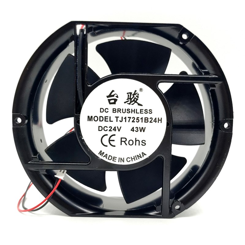 全新 24V 1.60A 43W 17251 17CM 大风量机柜风机电焊机变频器风扇