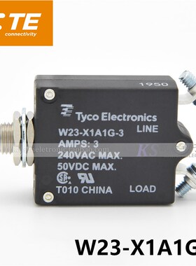 Tyco TE W23-X1A1G-3 3A 7-1393246-0 UL CSA 1-50Amps热控断路器