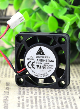 原装正品 Delta AFB0412MA 4cm 4010 DC12V 0.10A 静音散热风扇