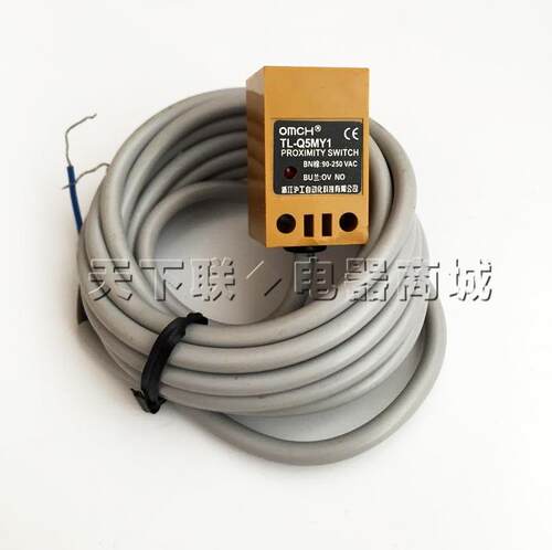 沪工小型方形接近开关传感器金属感应器TL-Q5MY1交流二线常开220v