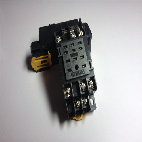 小型继电器底座 中间继电器底座PYF11A PYF11A-E 11脚继电器底座