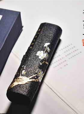 歙砚老胡开文墨厂生产定制正宗徽墨老胡开文松烟砚台用墨块墨条墨