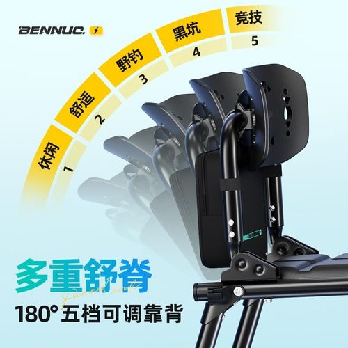 本诺新款钓椅骑士新型多功能便携折叠椅野钓专用座椅全地形钓鱼椅