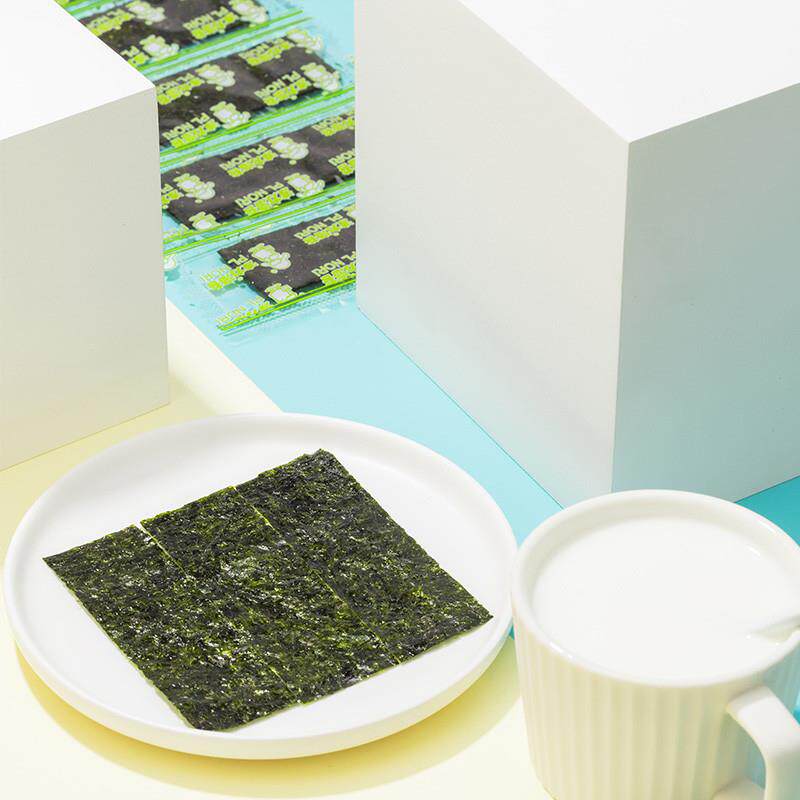 海苔原味大桶装/岩烧海苔寿司即食紫菜寿司拌饭儿童零食大罐