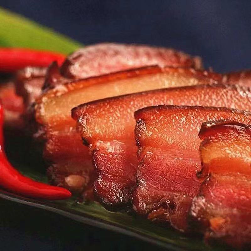 正宗土猪五花腊肉湖南湘西特产农家自制烟熏老腊味非四川腊肉