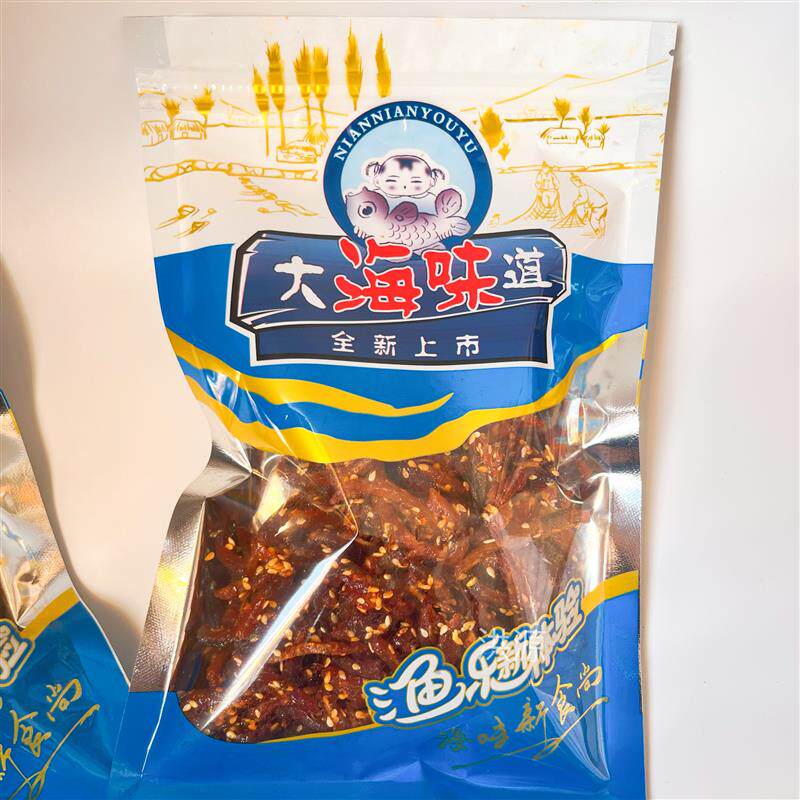 新货大连特产香辣鳗鱼丝开
