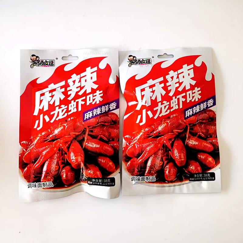 俏皮逗麻辣小龙虾味辣条香辣丝麻辣解馋宿舍夜宵童年儿时怀旧零食