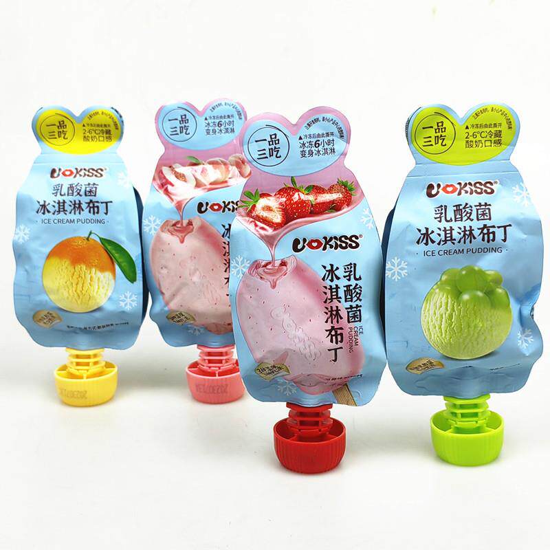 新货乳酸菌冰淇淋布丁香橙