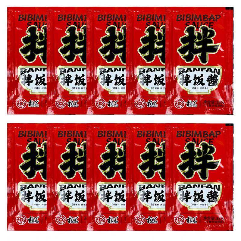 米村拌饭酱山东三千酱旗舰店米村拌饭酱柏兰拌饭酱石锅拌饭酱甜辣