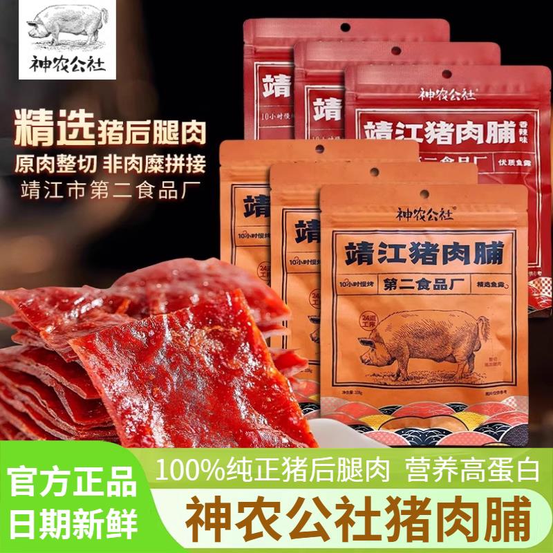 新货靖江猪肉脯闽南猪肉干