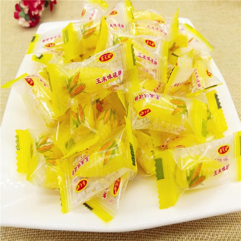 马大姐玉米味硬糖玉米味糖糖果 结婚喜糖散装婚庆水果糖500g