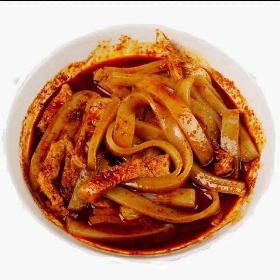 开袋即食凉皮懒人速食开袋即食夜宵宿舍零食甘肃凉皮酿皮子面皮凉