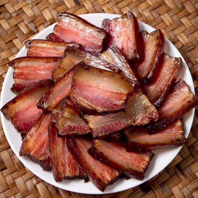 贵州腊肉土特产农家自制柴火烟熏五花肉毕节正宗老腊肉熏肉土香肠
