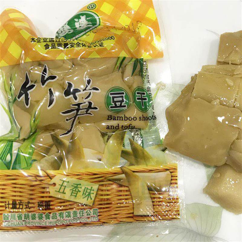 新货胡婆婆竹笋豆干五香味豆干山椒小吃小包装豆干1000g