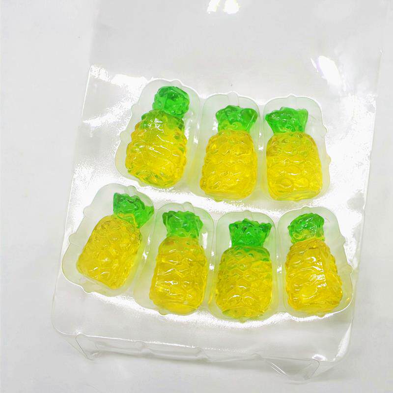 新货葡萄菠萝4D软糖糖果Q