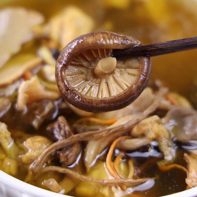 逐南味菌菇汤料包70gx2盒云南七彩菌汤包干货炖鸡煲汤羊肚菌松茸