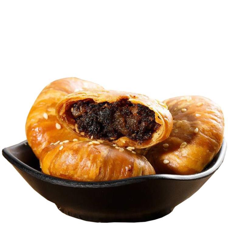 安徽特产正宗黄山烧饼梅干菜烧饼网红酥皮薄饼手工糕点零食