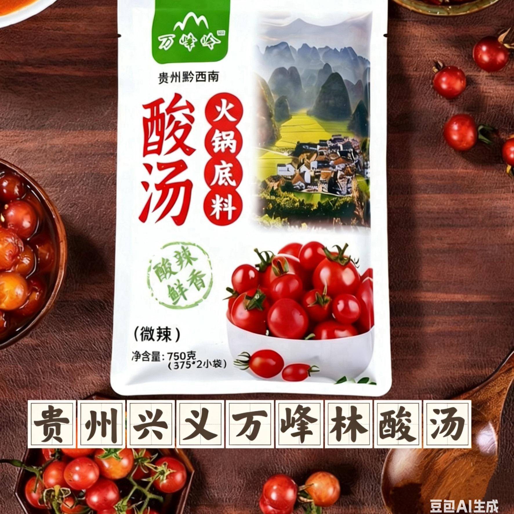 贵州特色酸汤火锅底料贵州酸汤火锅黔西南兴义万峰岭布依特色酸汤