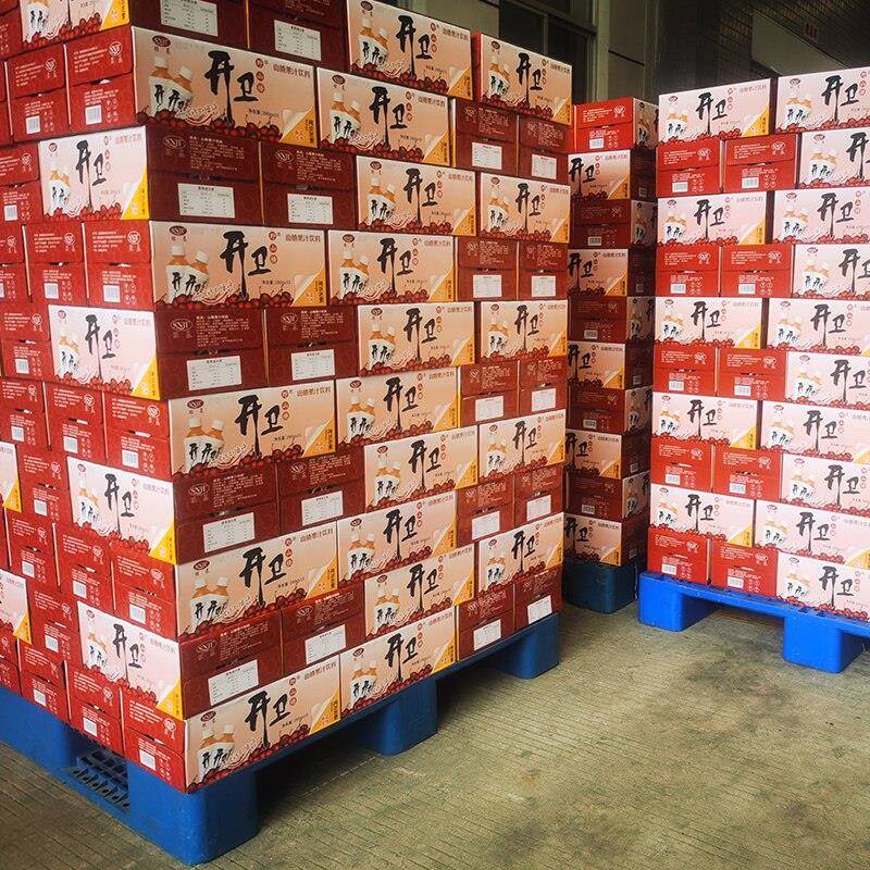 开卫官方正品开胃野山楂汁饮料小瓶280g*15瓶装箱装 消食解腻